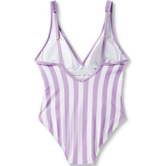 KONA SOL™ Purple V-Neck High Leg One Piece Swimsuit  🌸  NEW!!! - Picture 9 of 14